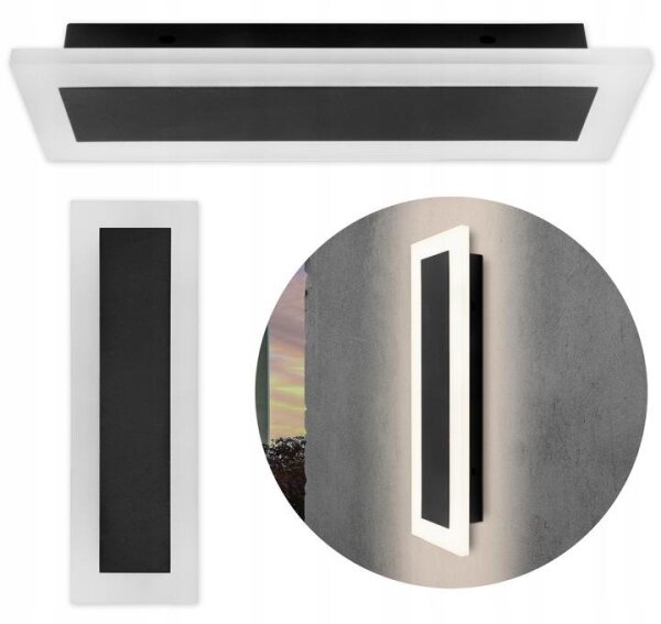 Applique a LED da esterno LED/19W/230V IP54 nero