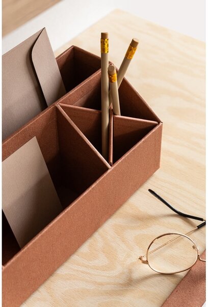 Organizer in cartone per cancelleria Elisa Restore Paper Laminate – Bigso