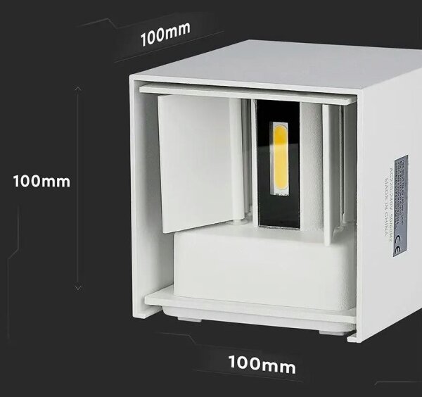 Applique da esterno LED LED/5W/230V 4000K IP65 bianco