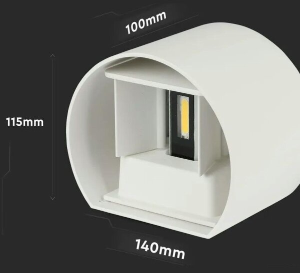 Applique da esterno LED LED/6W/230V 4000K IP65 bianco