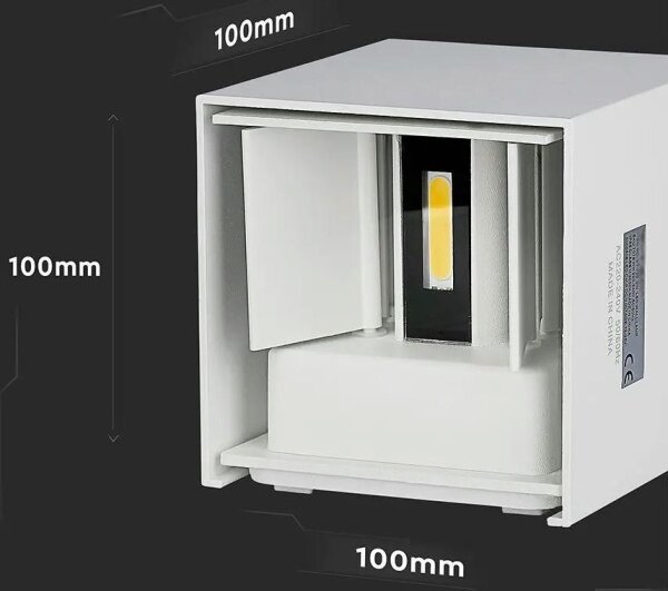 Applique da esterno LED LED/5W/230V 3000K IP65 bianco
