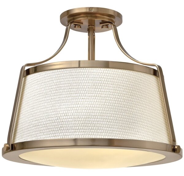Hinkley - Lampadario a plafone CHARLOTTE 3xE27/75W/230V ottone