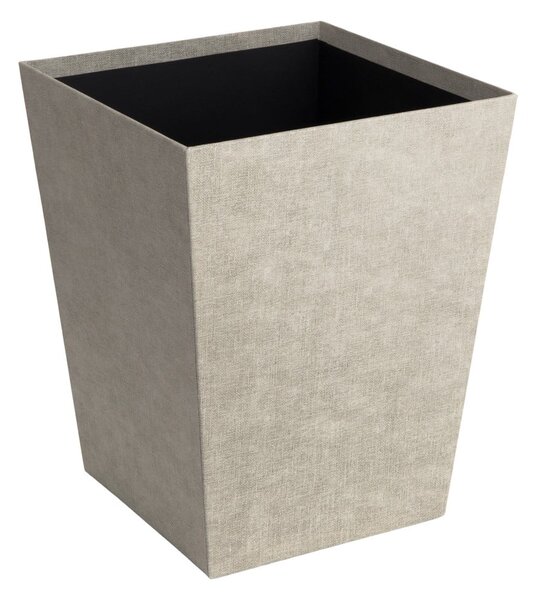 Cestino per la spazzatura beige da ufficio Sofia Canvas Paper Laminate – Bigso
