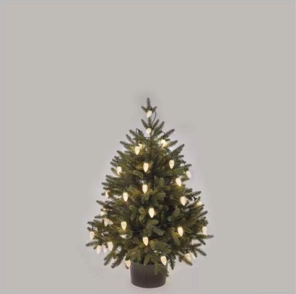 Catena di Natale LED da esterno 50xLED/8 funzioni 14,8 m IP44 bianco caldo