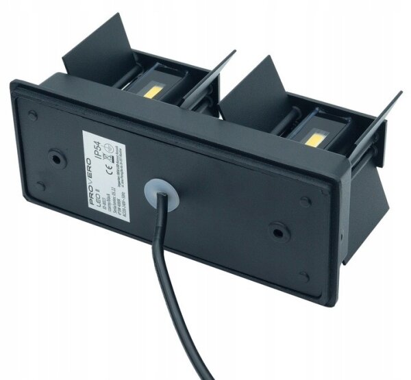 LED Applique da esterno LED/12W/230V IP54 nero