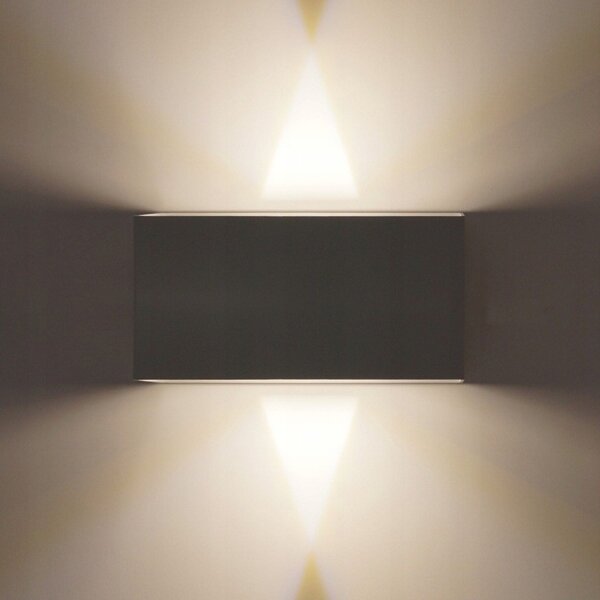 LED Applique da esterno LED/12W/230V IP54 nero