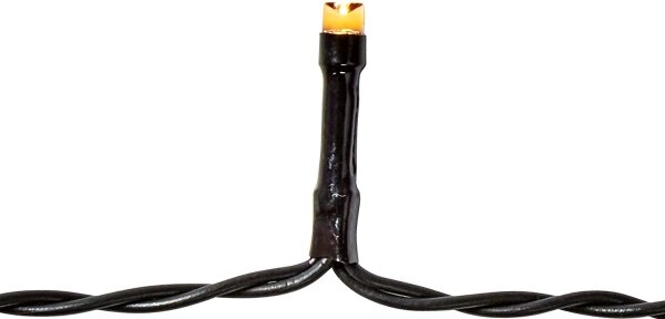 Nedis CLBO192 - Catena luminosa LED 192xLED/7 funzioni/3xAA 14,9m IP44 bianco caldo