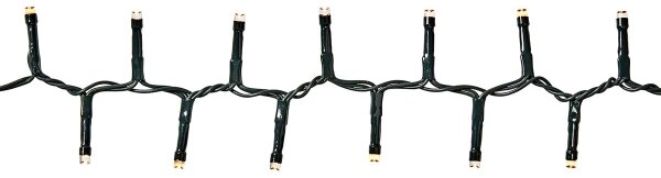 Nedis CLCC400 - Catena luminosa LED per esterni, 400 LED, 7 funzioni, 11 m, IP44, bianco caldo