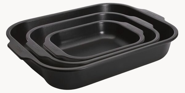 Set di 3 teglie con rivestimento antiaderente Rima