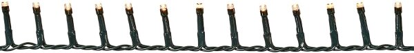 Nedis CLCC400 - Catena luminosa LED per esterni, 400 LED, 7 funzioni, 11 m, IP44, bianco caldo