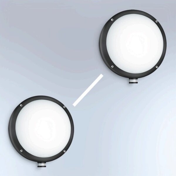 STEINEL 053079 - Lampada LED da esterno con sensore L330 LED/9W/230V IP44