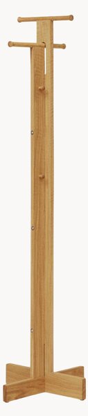 Appendiabiti pieghevole in legno di quercia Foyer