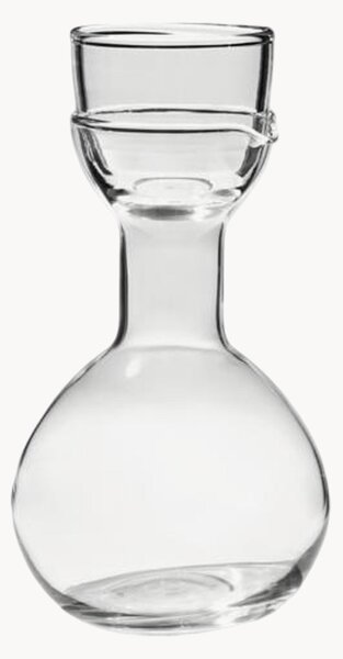 Caraffa in vetro soffiato con bicchiere Pinho, 1.1 L