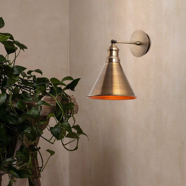 Lampada da parete color bronzo ø 20 cm Tramino – Opviq lights