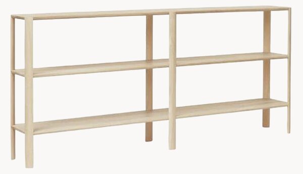 Scaffale in legno di quercia Leaf