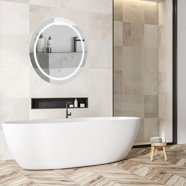 LED Specchio retroilluminato riscaldato per bagno LED/25W/230V IP44 3000K/4000K/6400K