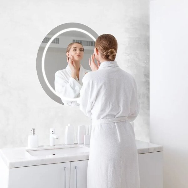 LED Specchio retroilluminato riscaldato per bagno LED/25W/230V IP44 3000K/4000K/6400K