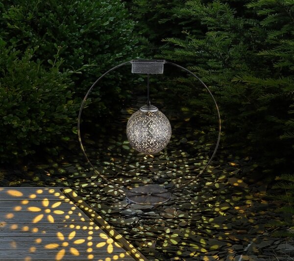 Globo 36618 - Lampada solare LED/0,06W/1,2V argento IP44