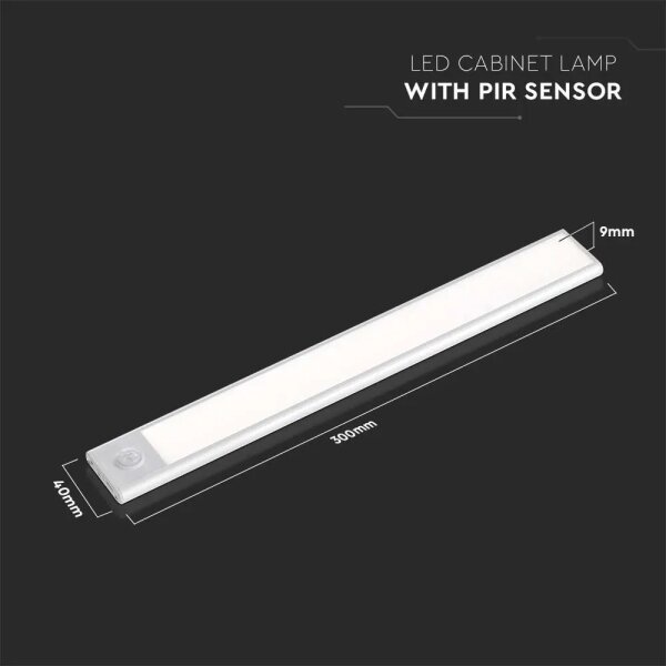 Lampada LED sottopensile con sensore LED/1,5W/5V 3000K 1500 mAh