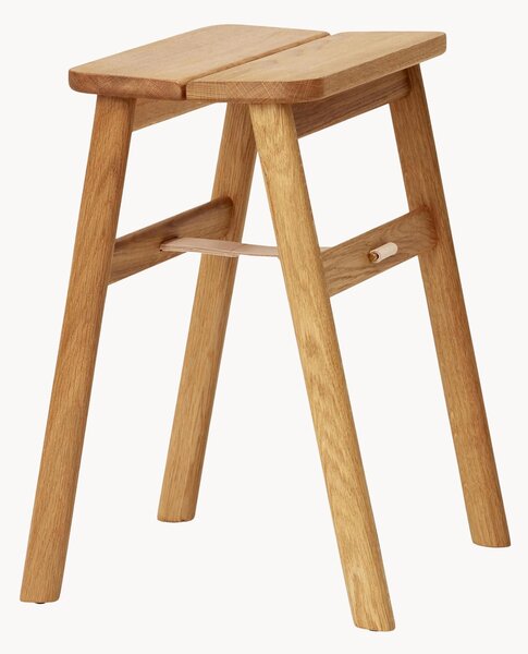Sgabello in legno di quercia Angle Standard
