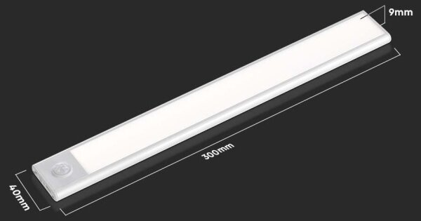 LED Sottopensile da cucina con sensore LED/1,5W/5V 4000K