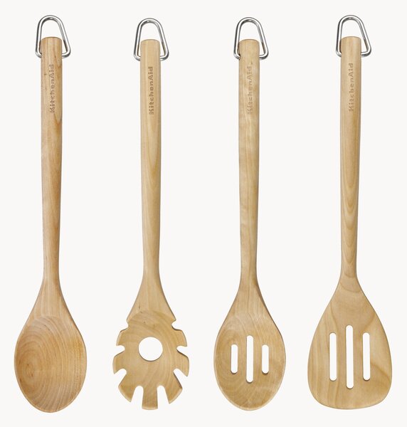 Set di 4 utensili da cucina in legno di betulla Living Nostalgia