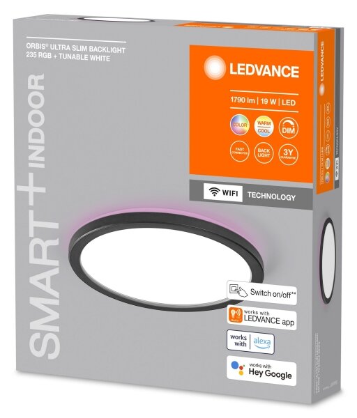 Ledvance - Plafoniera LED RGBW dimmerabile SMART+ ORBIS LED/19W/230V Wi-Fi