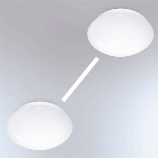 Steinel 069735-LED Lampada da bagno con sensore RSPRO P2 9,5W/230V 4000K IP54