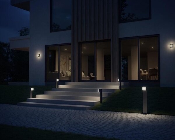 Steinel 078652 - Lampada LED dimmerabile da esterno GL 85 C 600 LED/9W/230V IP44