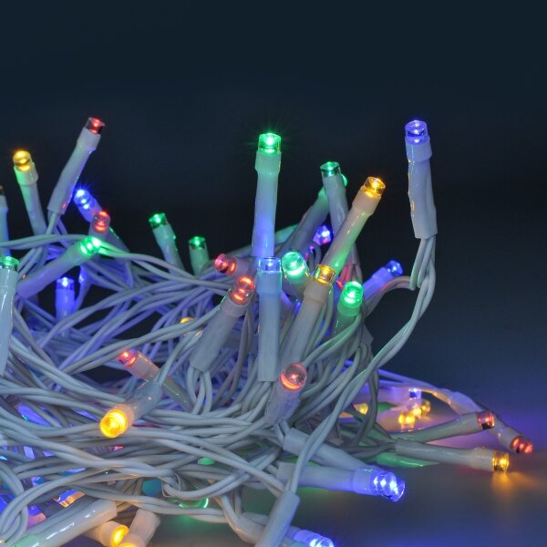 Brilagi - Catena LED natalizia da esterno 120xLED/8 funzioni/3xAA 9,5m IP44 multicolor + tc