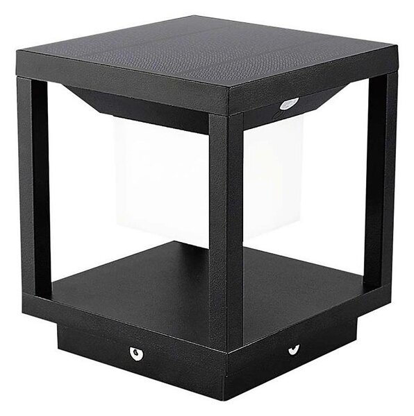 Lampada solare LED con sensore LED/2W/5,5V 3000K IP65 2600 mAh nera