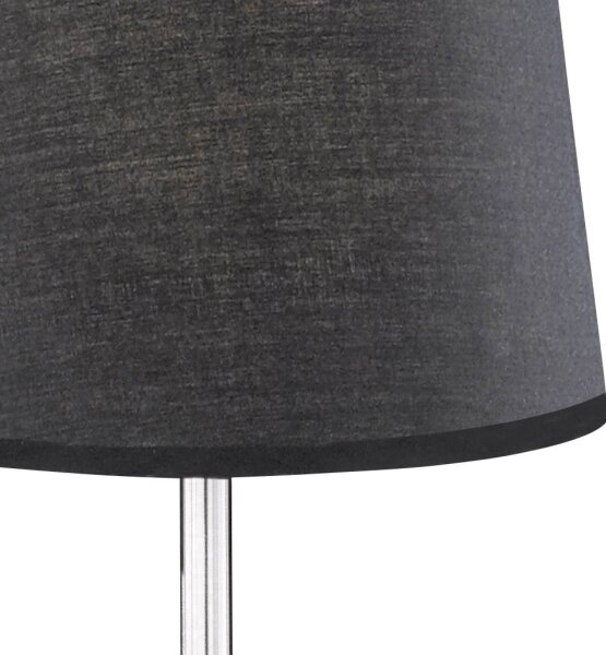 Wofi 8324.01.10.0000 - Lampada da tavolo CESENA 1xE14/42W/230V nero