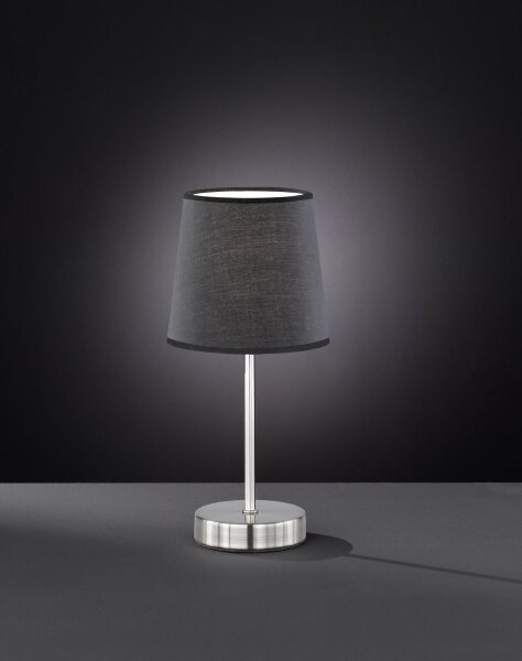 Wofi 8324.01.10.0000 - Lampada da tavolo CESENA 1xE14/42W/230V nero