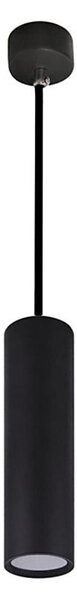 Lampadario a sospensione con filo KARADON 1xGU10/30W/230V 17 cm nero