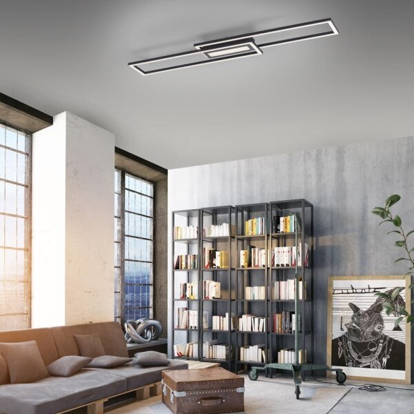 Leuchten Direkt 14696-18 - LED Lampadario a plafone dimmerabile ASMIN LED/45W/230V