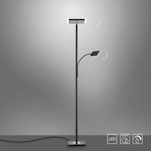 Leuchten Direkt 11710-18 - Lampada LED dimmerabile HANS LED/21,5W/230V + LED/4W