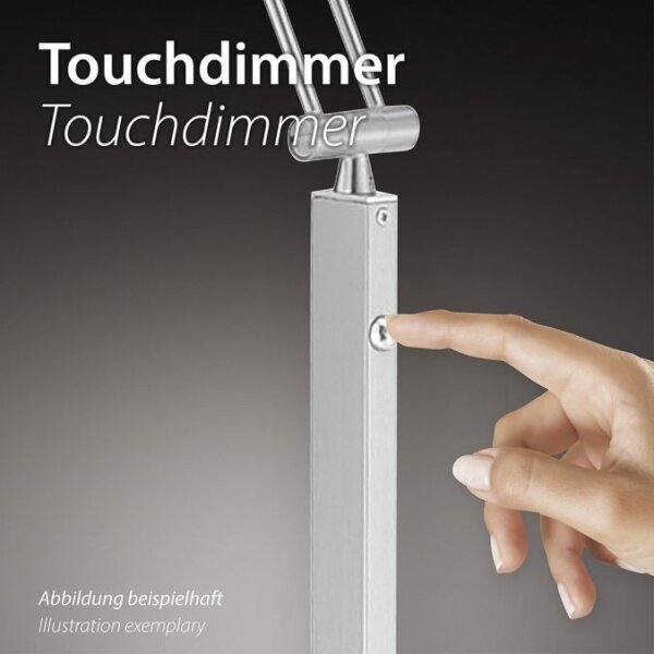 Leuchten Direkt 11710-18 - Lampada LED dimmerabile HANS LED/21,5W/230V + LED/4W