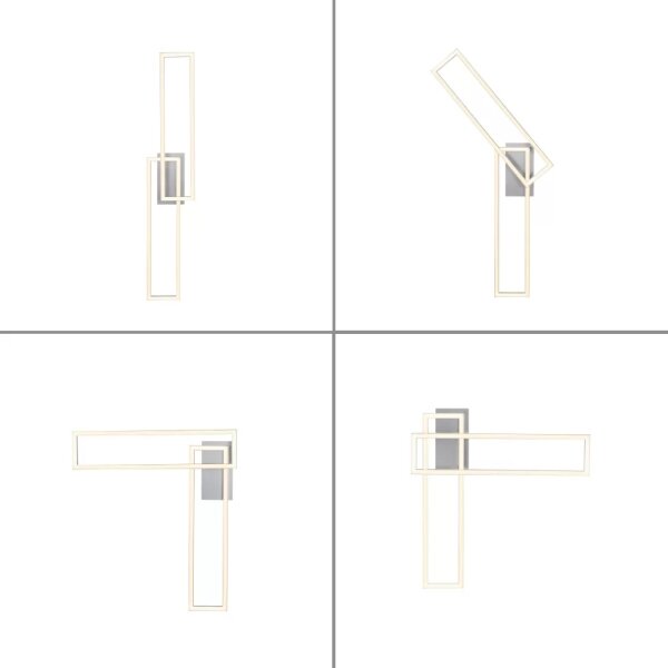 Leuchten Direkt 14691-55 - Lampadario a plafone LED dimmerabile IVEN 2xLED/18W/230V