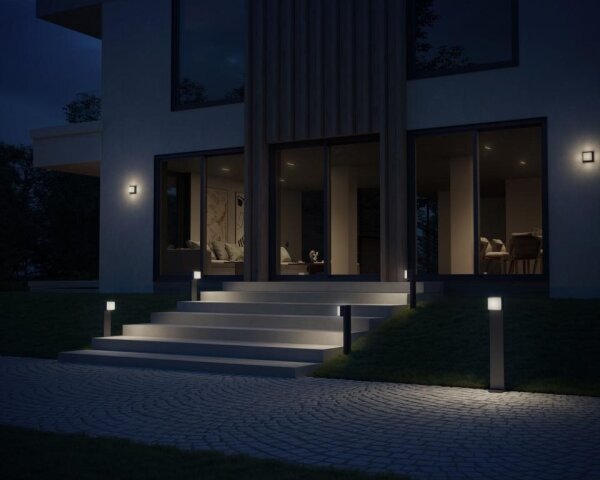 Steinel 078645- Applique a LED con sensore L 845 SC 9W/230V IP44 antracite