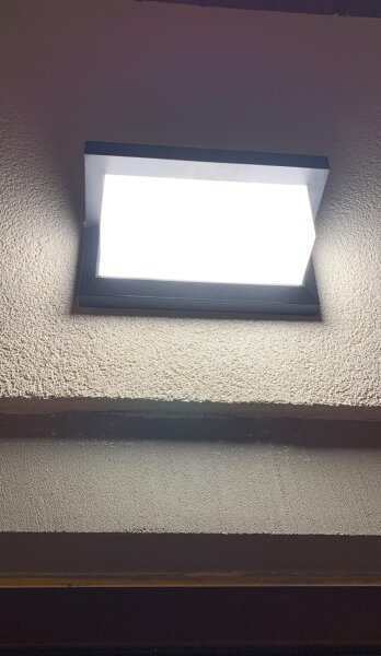 Applique LED da esterno con sensore LED/12W/230V IP54 nero