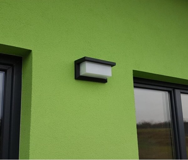 Applique LED da esterno con sensore LED/12W/230V IP54 nero
