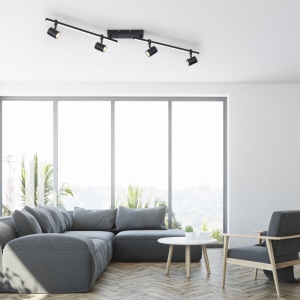 Paul Neuhaus 6525-18 - Faretto LED BARIK 4xGU10/4,5W/230V + LED/10W