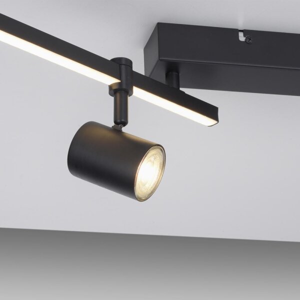 Paul Neuhaus 6525-18 - Faretto LED BARIK 4xGU10/4,5W/230V + LED/10W