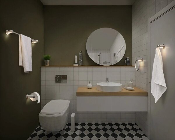 Ledvance - Porta asciugamani con LED retroilluminazione 6xAAA IP44