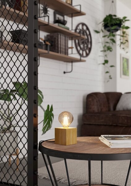 Eglo 43733 - Lampada da tavolo PRESTWICK 1xE27/40W/230V beige