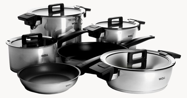 Batteria di pentole in acciaio inossidabile Concept 10 pz