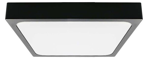 Plafoniera LED da bagno LED/30W/230V 6500K IP44 42x42 cm nero