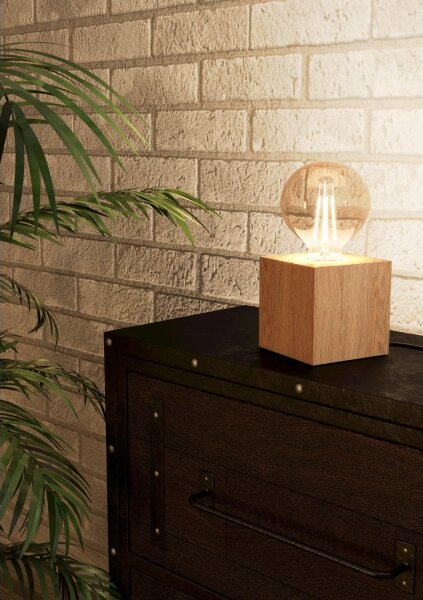 Eglo 43733 - Lampada da tavolo PRESTWICK 1xE27/40W/230V beige