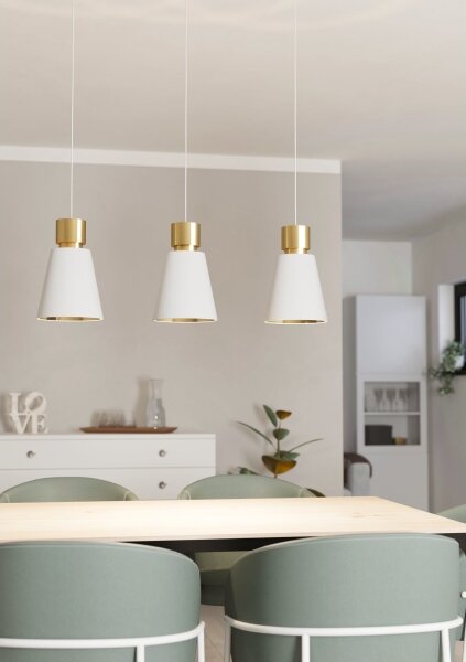 Eglo 900377 - Lampadario a sospensione con filo AGLIENTINA 3xE27/40W/230V