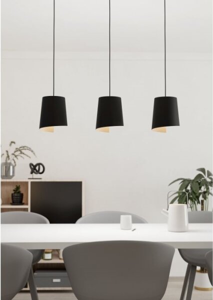 Eglo 900426 - Lampadario a sospensione con filo BOLIVIA 3xE27/40W/230V